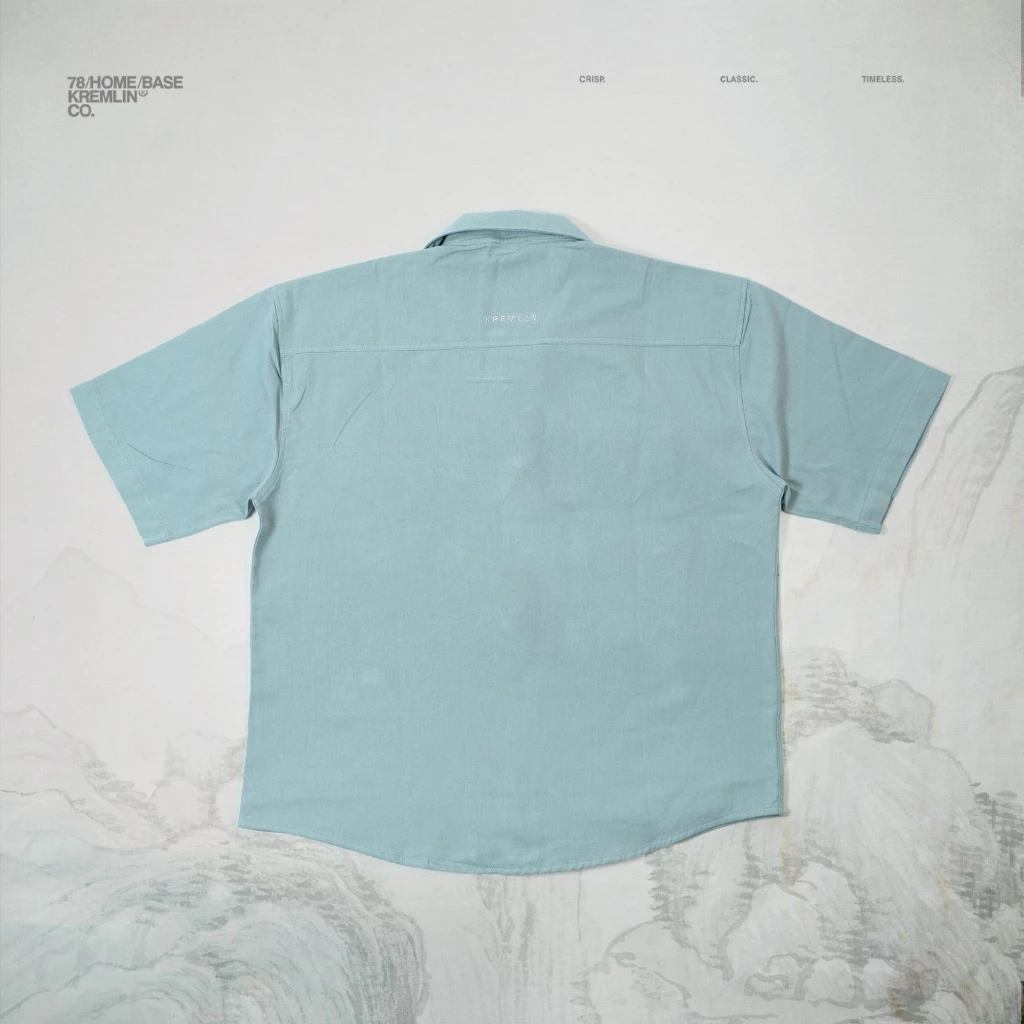 KREMLIN Short Sleeve Shirt Oversized - Nour | Sage image 2