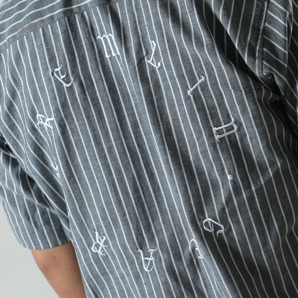 KREMLIN Regular Fit Pinstripe Shirt - EDO | Black image 2