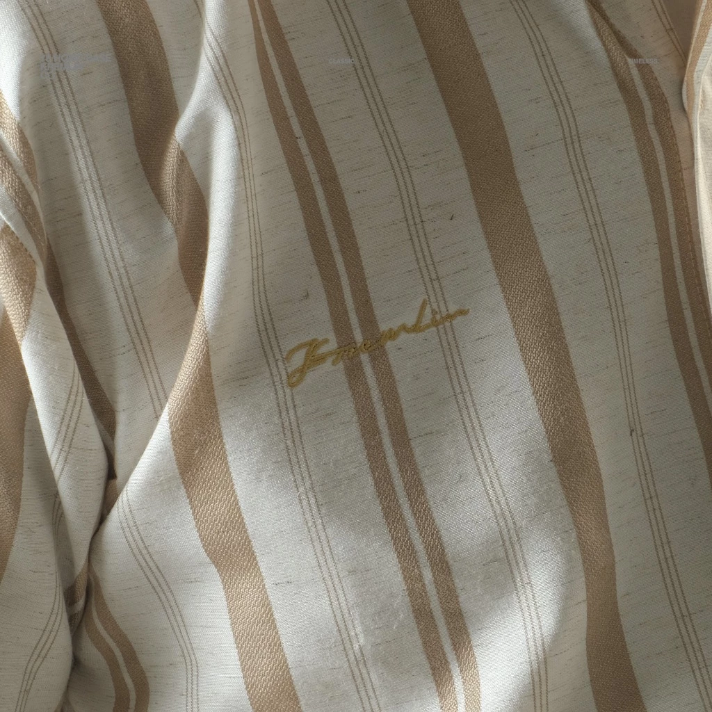 KREMLIN Regular Fit Pinstripe Shirt - Oasis | Cream image 2
