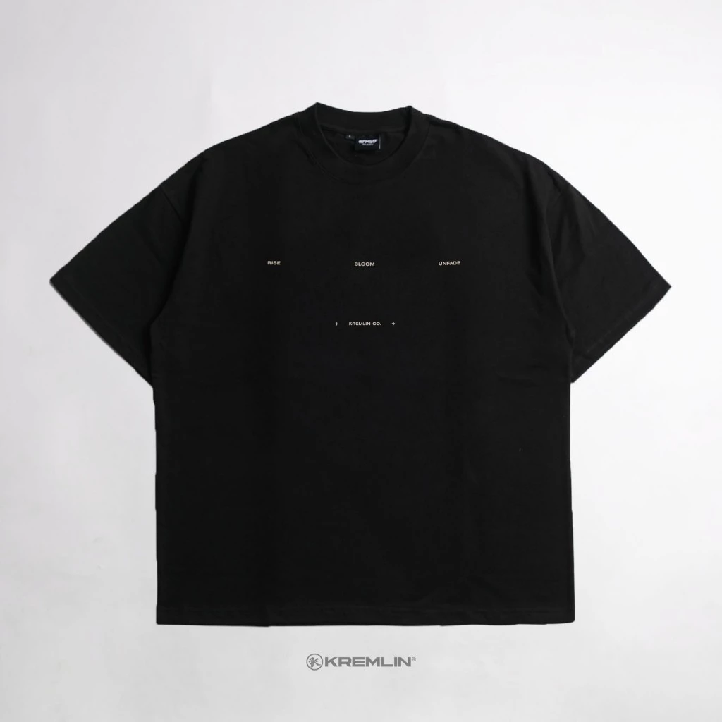 KREMLIN Oversized Glow-in-the-Dark Relaxed Fit T-Shirt (Black) - Unfade image 6