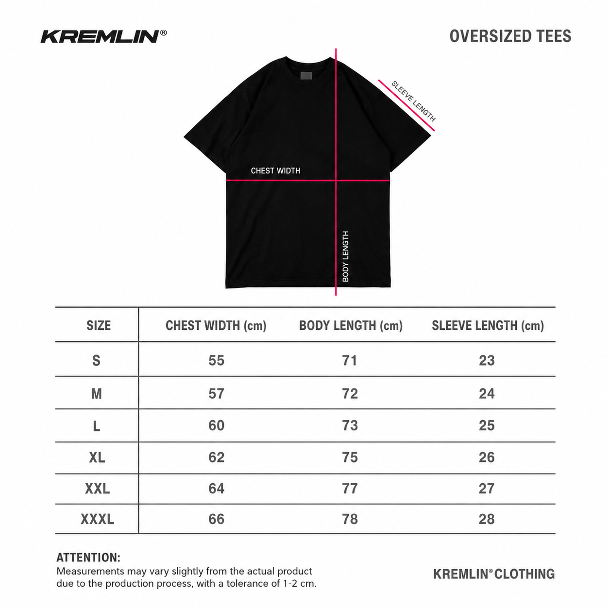 KREMLIN Oversized Glow-in-the-Dark Relaxed Fit T-Shirt (Black) - Unfade image 7