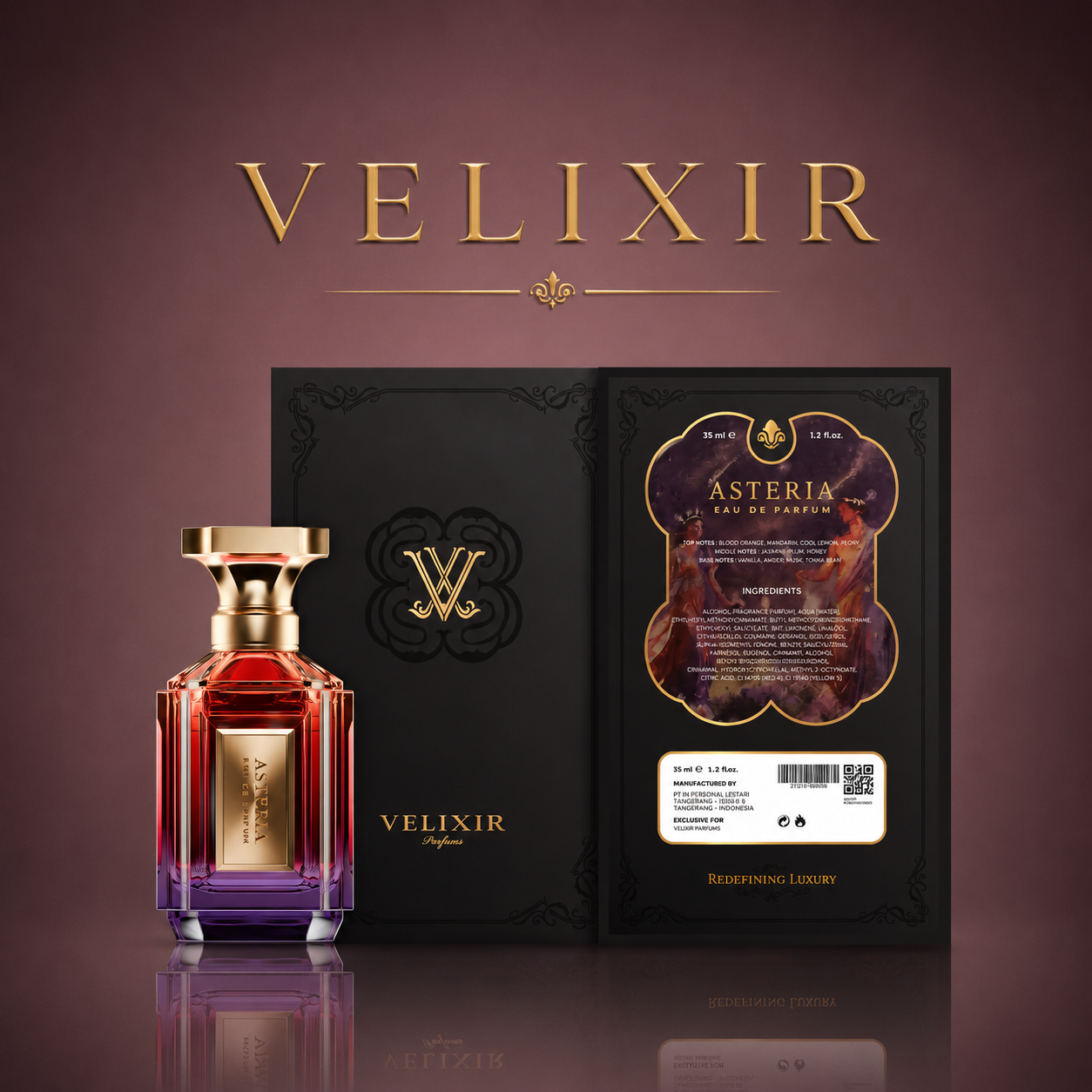 Velixir Asteria for Unisex Eau de Perfume 35ml & 100ml image 4