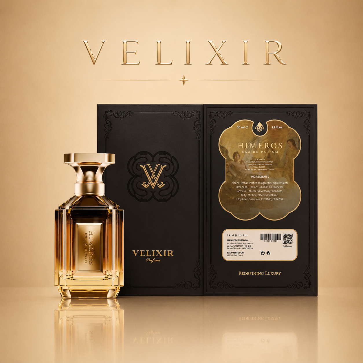 Velixir Himeros for Unisex Eau de Perfume 35ml image 2