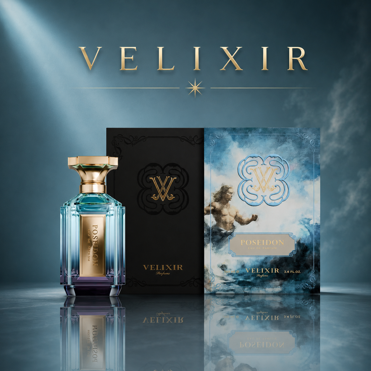 Velixir Poseidon for Unisex Eau de Perfume 35ml & 100ml image 3