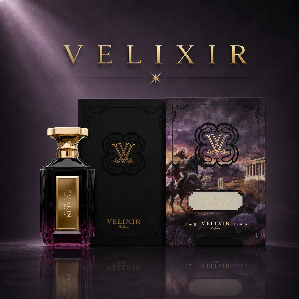 Velixir Paladin Eau de Perfume 100ml for Unisex image 2