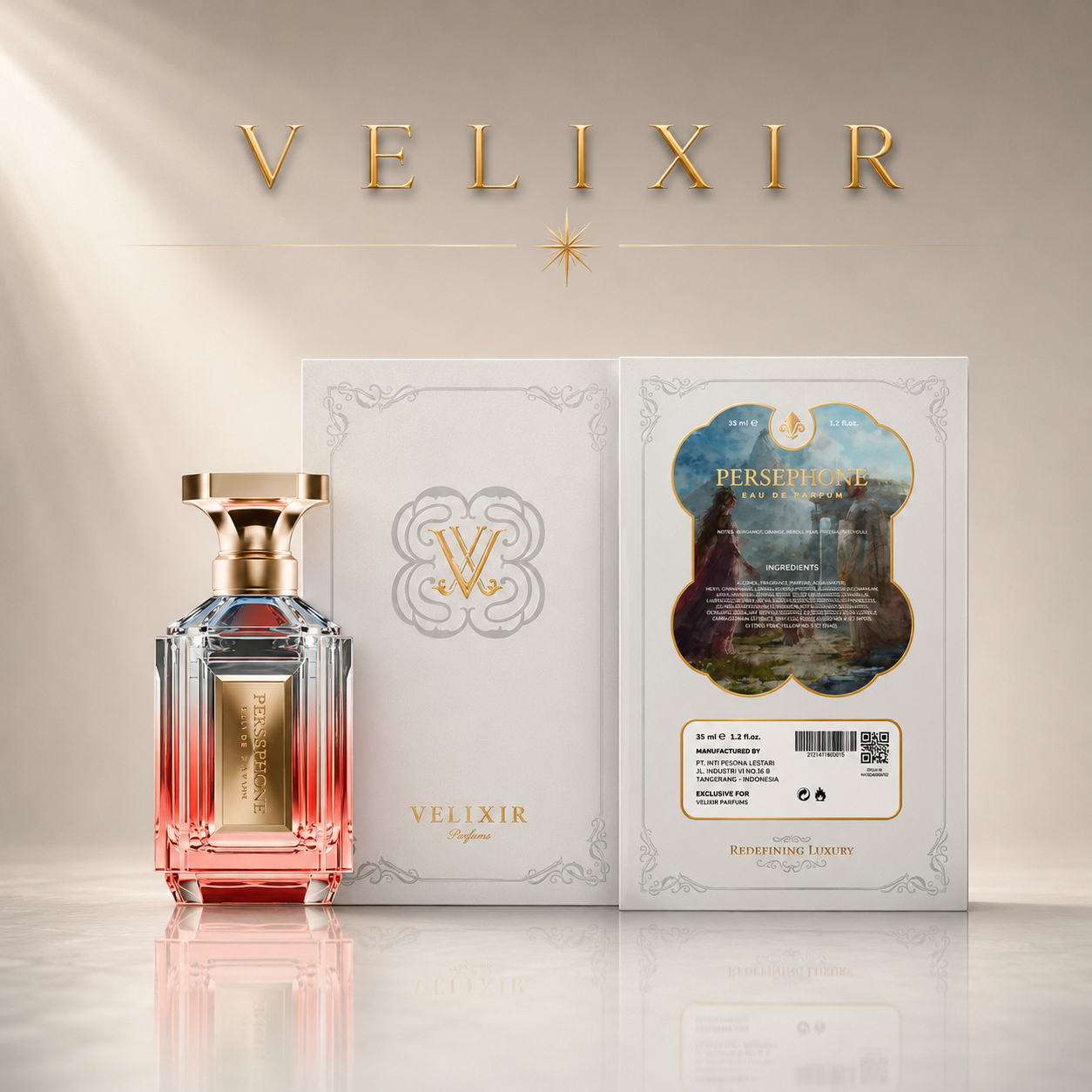 Velixir Persephone for Unisex Eau de Perfume 35ml image 2