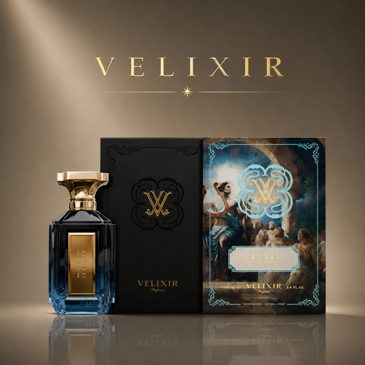 Velixir Apollo Eau de Perfume 100ml for Unisex image 2