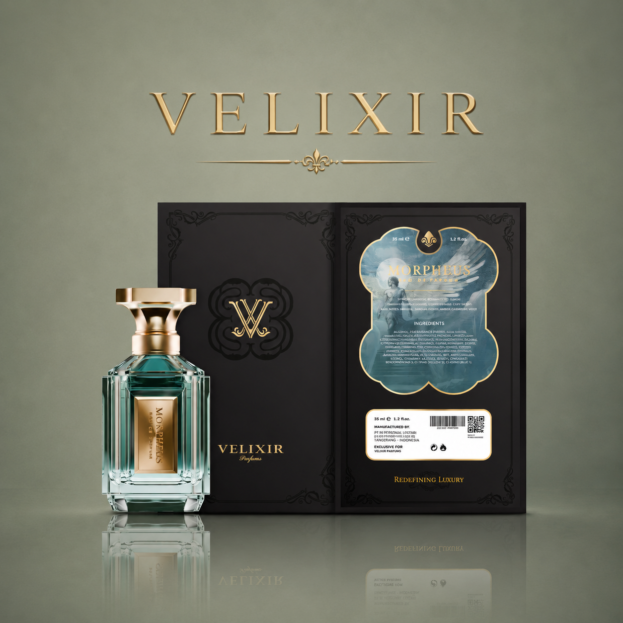 Velixir Morpheus for Unisex Eau de Perfume 35ml image 2