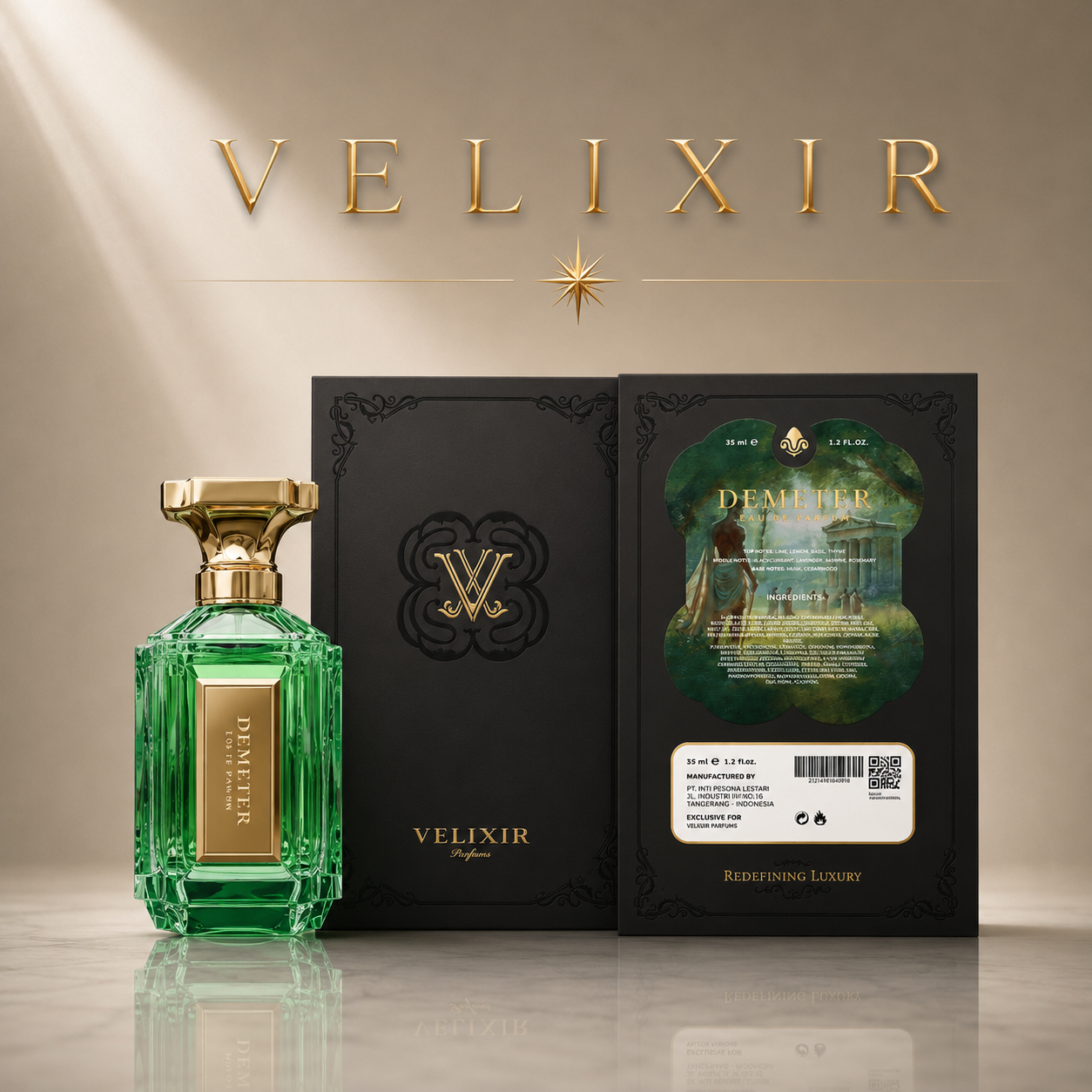 Velixir Demeter Eau de Perfume 35ml & 100ml for Unisex image 4