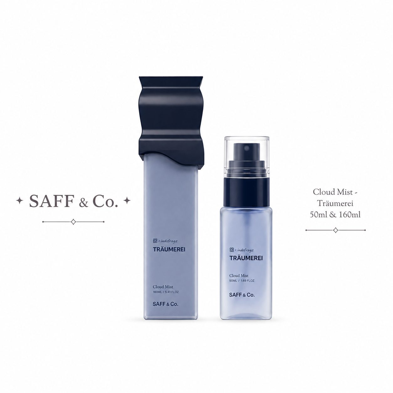 SAFF & Co. x INDOFRAGZ TRÄUMEREI Cloud Mist 50ml & 160ml