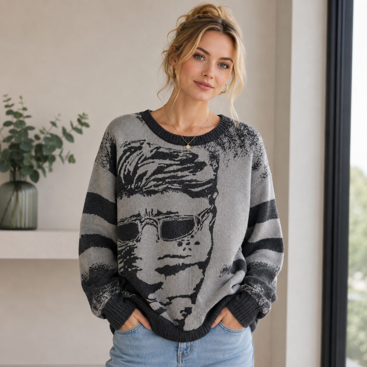 STATPEX Unisex Chunky Knit Cardigan | Thick Cozy Sweater for Men & Women image 3