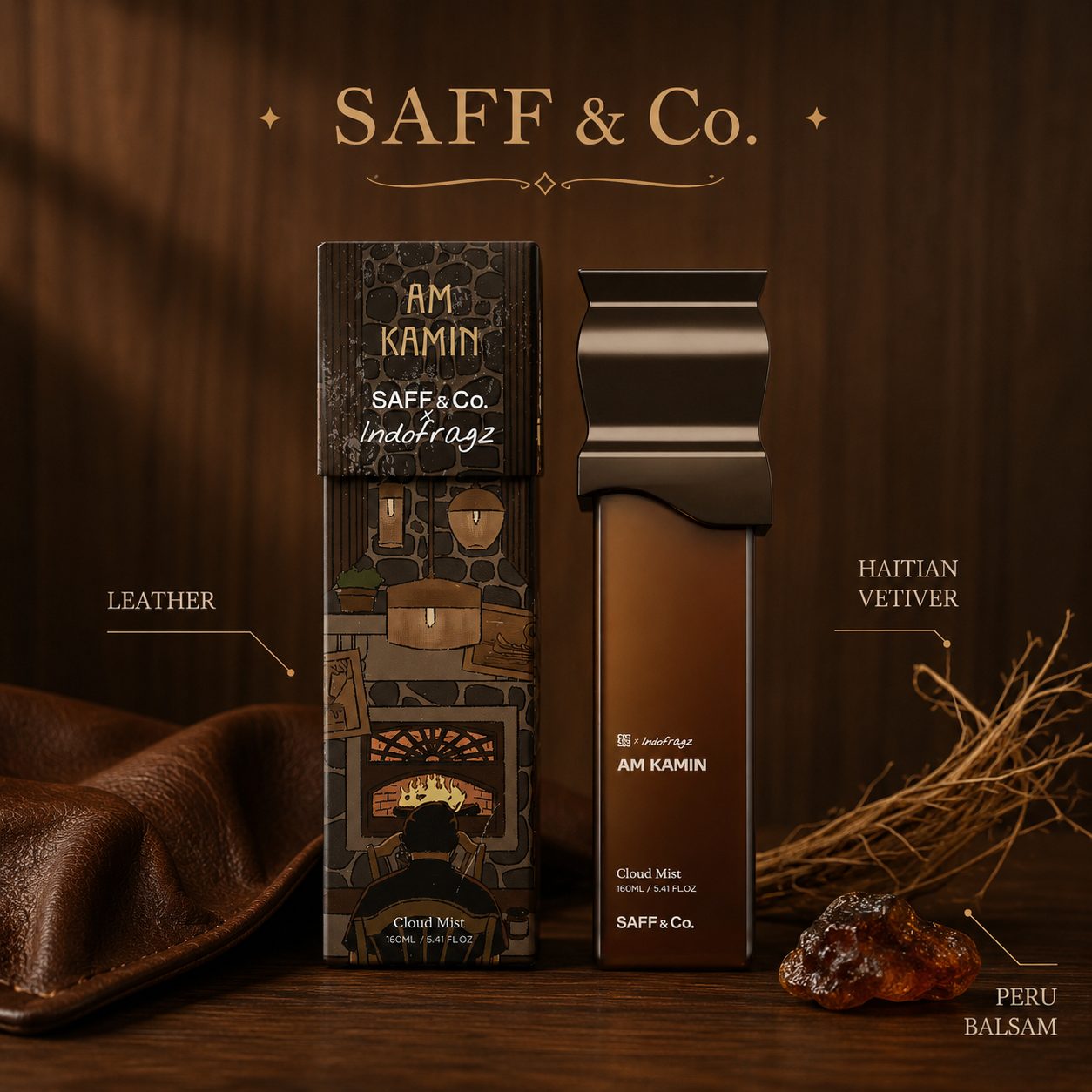SAFF & Co. x INDOFRAGZ AM KAMIN Cloud Mist 50ml & 160ml image 5