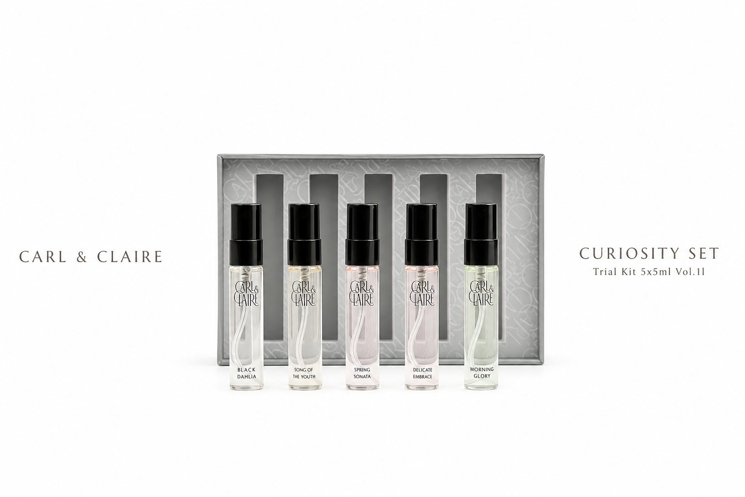 Carl & Claire Curiosity Set - Trial Kit 5x5ml Vol.1