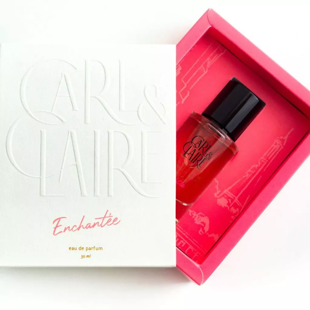 Carl & Claire Eau de Parfum Unisex Perfume for Men/Women Sweet Peach Original - ENCHANTÉE 30ml image 3