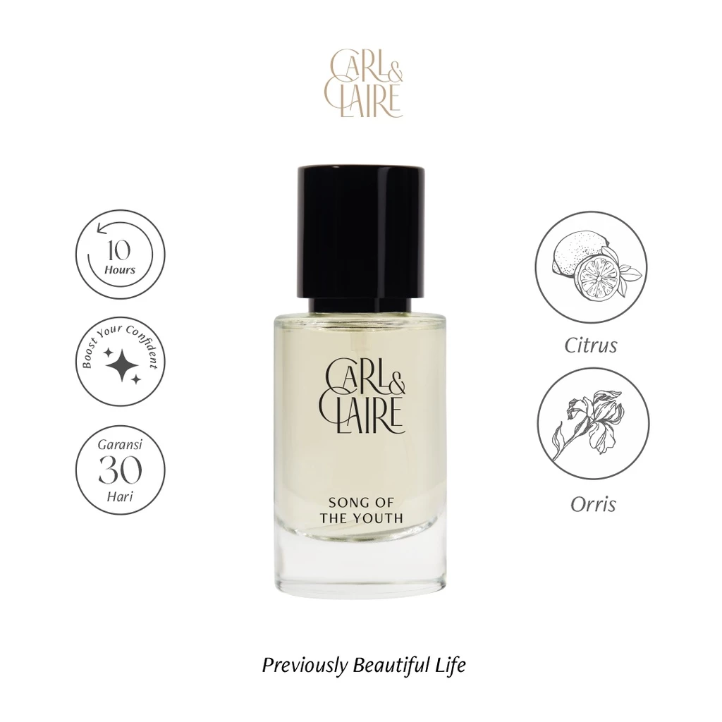 Carl & Claire Original Sweet Vanilla Parfum EDP - SONG OF THE YOUTH 30ml image 4