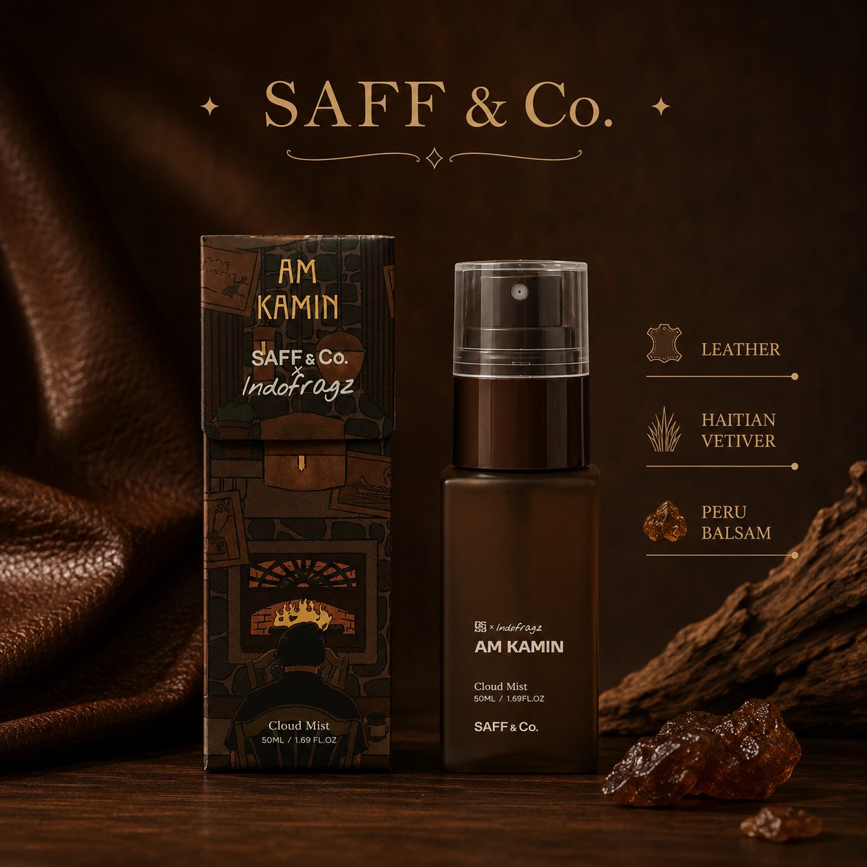 SAFF & Co. x INDOFRAGZ AM KAMIN Cloud Mist 50ml image 2