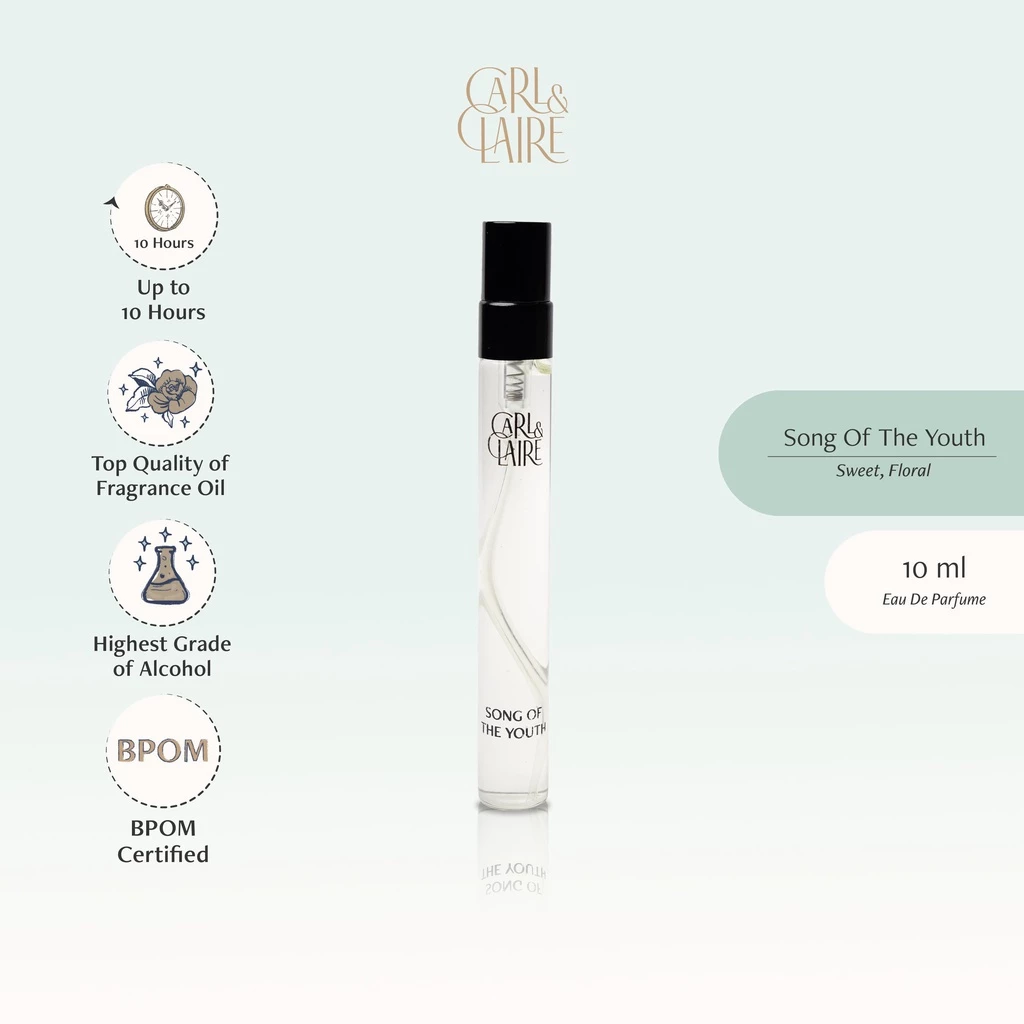 Carl & Claire Eau de Parfum - SONG OF THE YOUTH 10ml & 30ml image 9