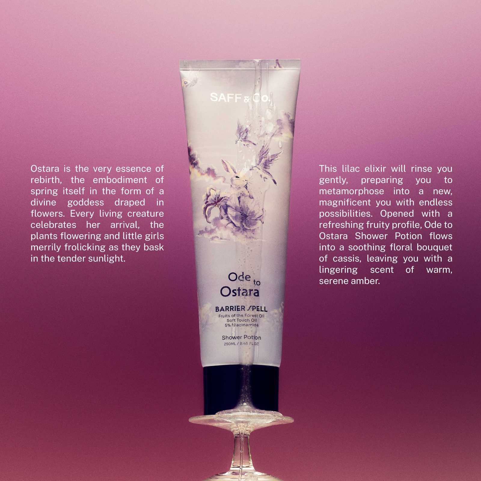 SAFF & Co. ODE TO OSTARA Body Potion & Shower Potion image 6