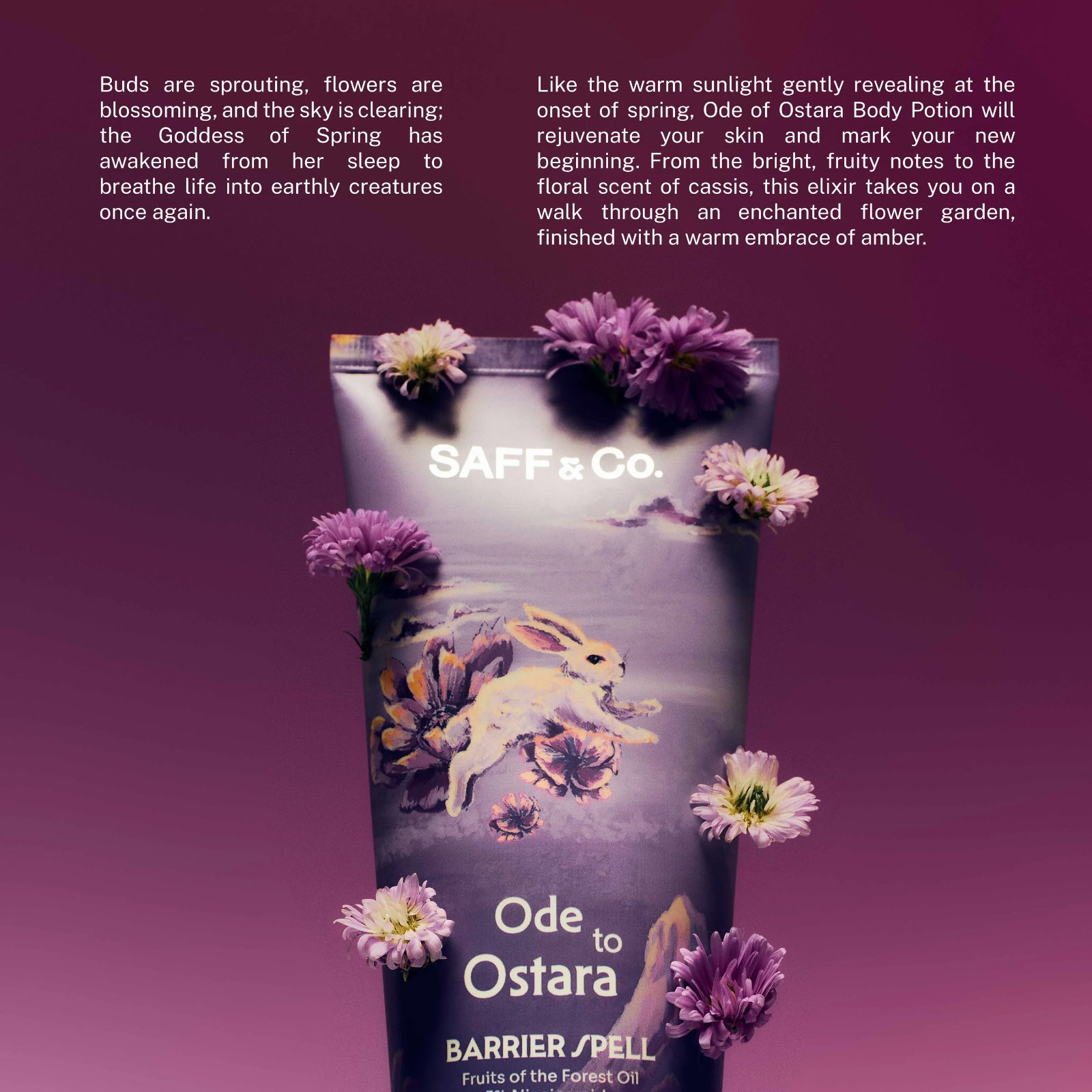 SAFF & Co. ODE TO OSTARA Body Potion & Shower Potion image 10